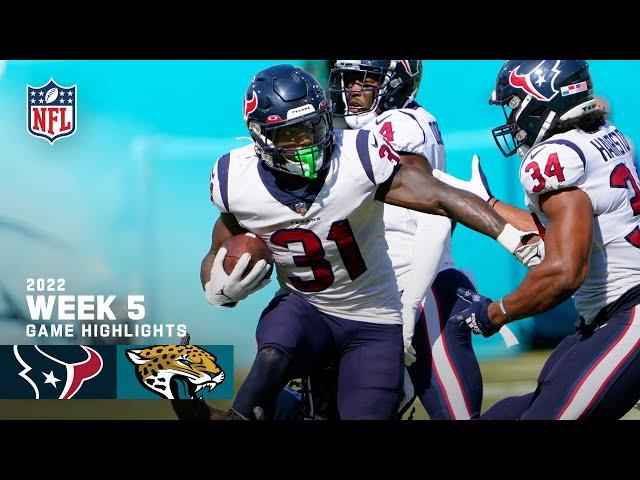 Houston Texans vs. Jacksonville Jaguars | 2022 Week 5 Game Highlights