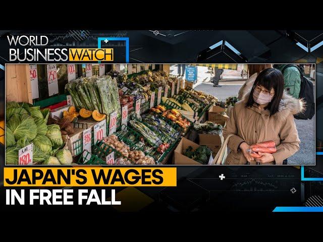 Japan's wages fall as prices rise | World Business Watch | WION News