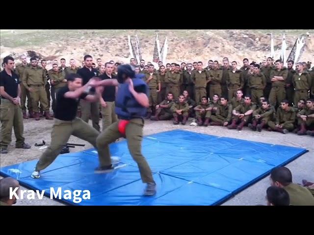 Israeli Soldiers Demonstrate Krav Maga