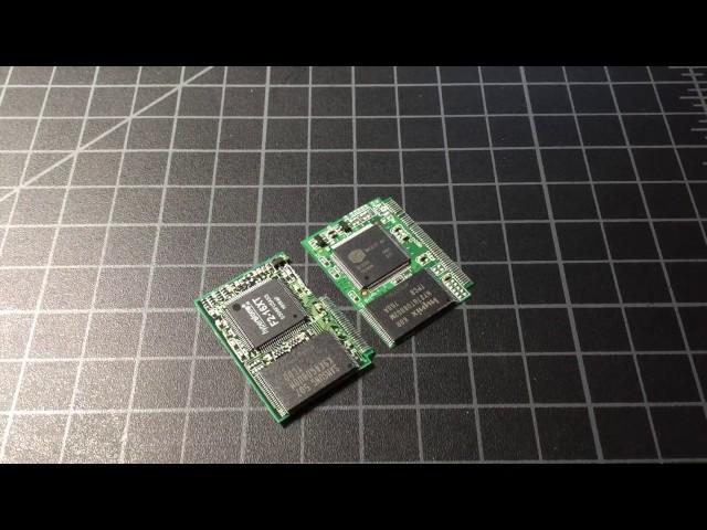 What'a inside a Compact (CF) Flash Card? Teardown