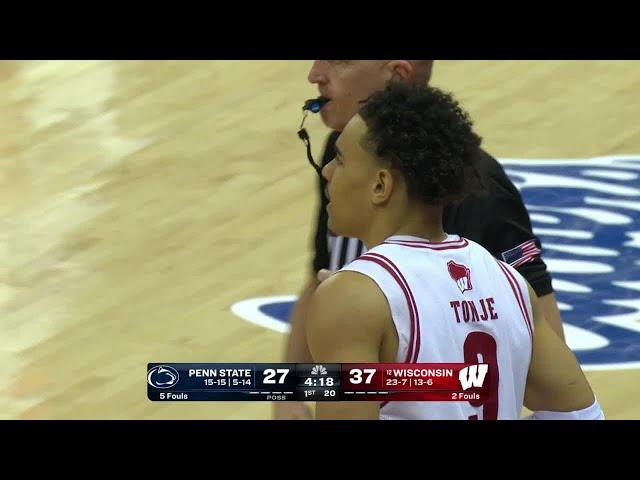 Highlights vs Penn State || Wisconsin Basketball || March 8, 2025