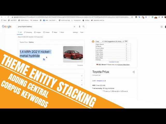 Theme Entity Stacking Adding Central Corpus Keywords | FatRank Explains