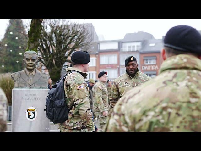 Battlefield Tour of Bastogne with Soldiers of the 101st Airborne Division