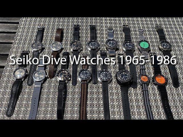 Vintage Seiko Dive Watches, 1965-1986