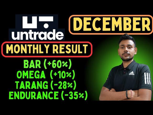 UnTrade December Month Profit Or Loss‼️UPTO 35% तक Loss‼️Omega is All Time Best #switch2untrade