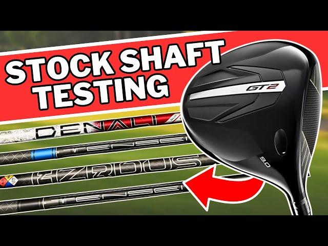 Titleist GT Driver Stock Shaft Test - DETAILED! GT2 GT3 GT4