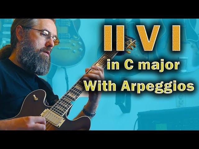 How to start soloing over a II V I with arpeggios