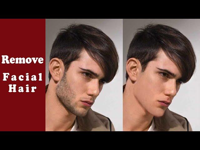 How to Remove Facial Hair | How to Shave in Photoshop | How to get rid of beard Photoshop Tutorial