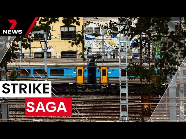 State government docks pay from rail strikers | 7NEWS