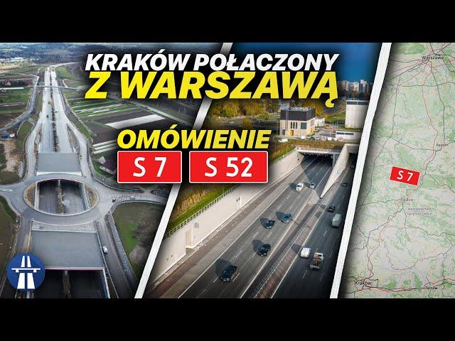 Opening of the motorway from Krakow to Warsaw together with the Krakow bypass