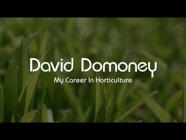 David Domoney My Career In Horticulture