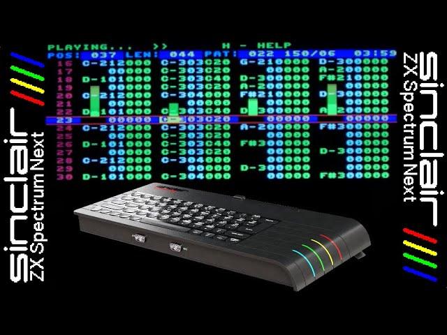 ZX Spectrum Next: "Clammy Panic" Mod Music (2024)