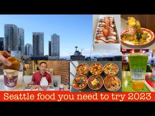 New Food Scenes in Seattle, Washington 2023 - Private Eating Tour with Foodloverasian