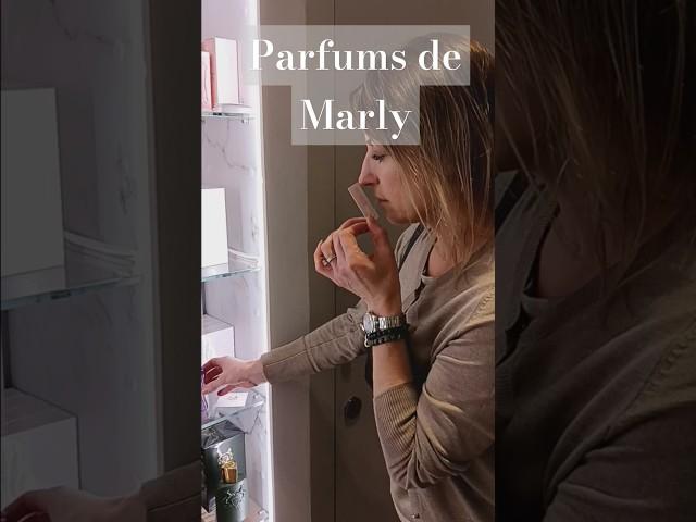 Checking out the Parfums de Marly collection. 