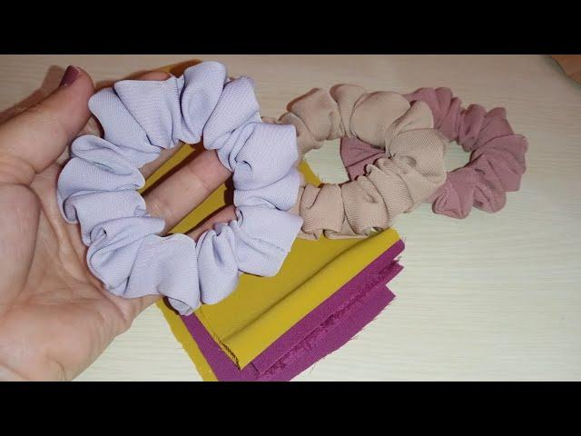 أسرار  نجاح مشاريع ربطات الشعر  / خياطة ربطة شعر سهلة  / Scrunchies