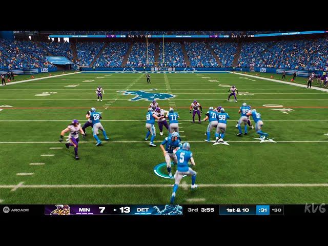 Madden NFL 25 - Minnesota Vikings vs Detroit Lions - Gameplay (PS5 UHD) [4K60FPS]