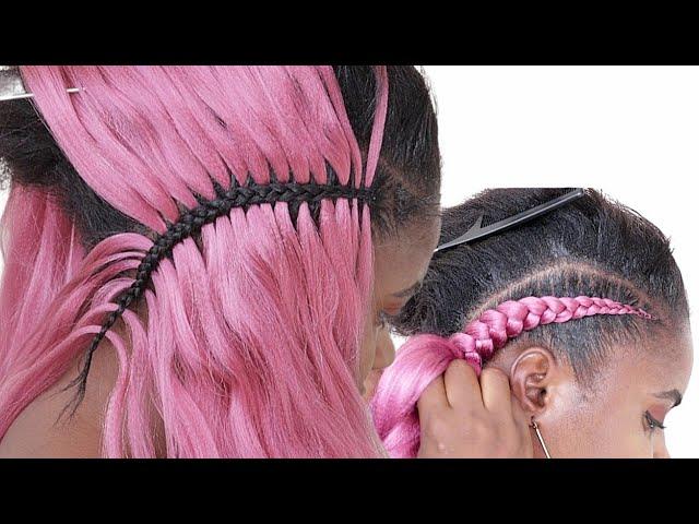 Can't Feedin Braids??! Trying Tiktok Feedin Braids Hairstyles