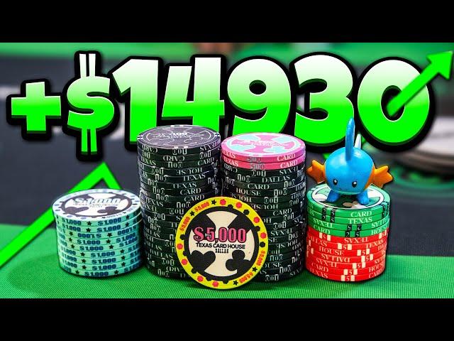 Flopping a SET OF TENS in a $15,000 POT!! Redemption at $5/10/25 | Poker Vlog #243