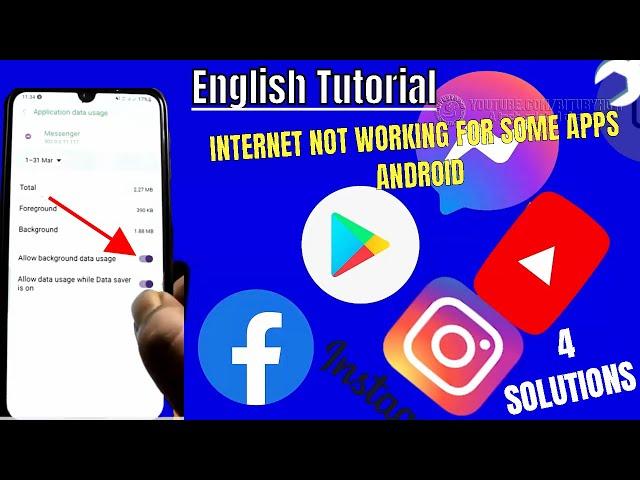 Apps Say No Internet Connection || Some Apps Not Working On Mobile Data Android [Fixed]