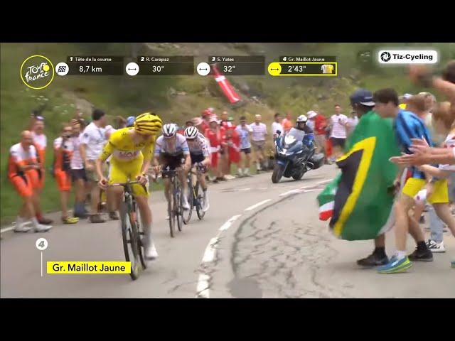 Tour de France 2024 – Stage 19 LAST 10 KM – ISOLA 2000 –  The day Tadej Pogačar humiliated everyone!