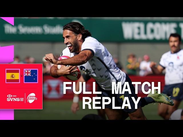 Spain STUN All Blacks 7s | Spain v New Zealand | Dubai 2024 HSBC SVNS | Full Match Replay