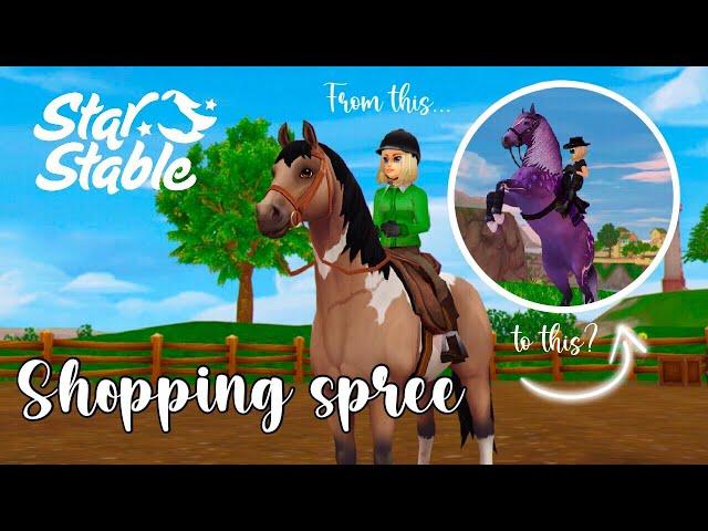  BUYING 6 HORSES + LIFETIME STAR RIDER ?! -  Star Stable Online shopping spree