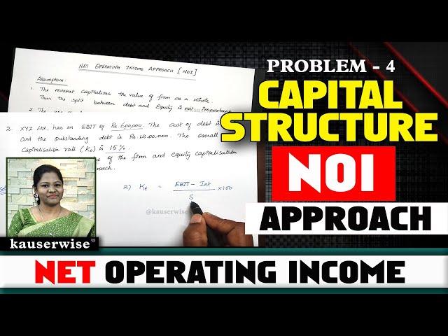 Capital Structure - NOI - Net Operating Income Approach | Financial Management | Kauserwise