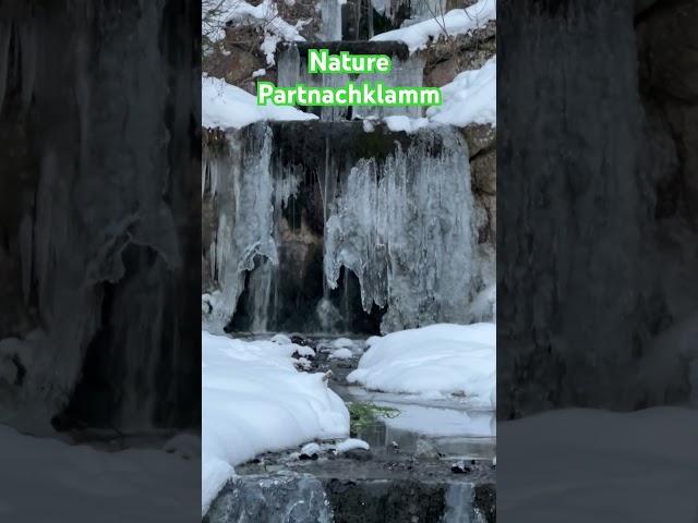 Frozen/running water #highlights #winter #travel #short #asmr #ice #waterfall #nature #germany #omg