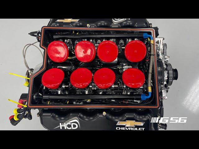Garage 56 Le Mans Engine Tech with the NASCAR Chevy Camaro ZL1 Cup Car