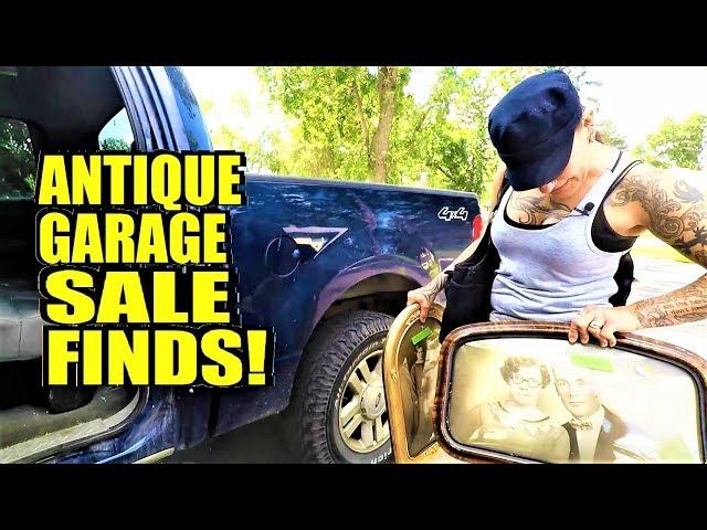 Ep231: WE FOUND SOME VALUABLE ANTIQUE TREASURES! - The ORIGINAL GoPro Garage Sale Vlog!