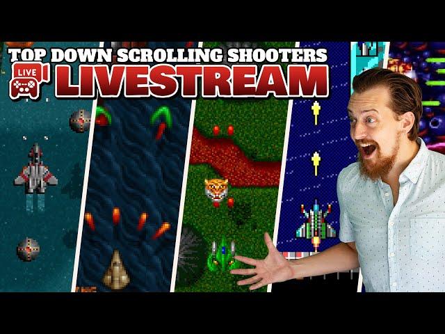  The Best Shoot 'em up // Top Down Scrolling Shooters // SCHMUP Games  [ Livestream ]