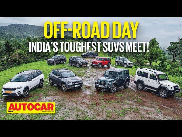 Off-Road Day 2022 ft. Scorpio N, Thar, Gurkha, Fortuner, Meridian & more! | Autocar India @Mobil