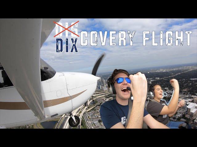 Not Your Average Discovery Flight | First Time Flying!