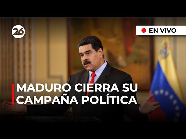  EN DIRECTO | NICOLÁS MADURO cierra su campaña política en VENEZUELA