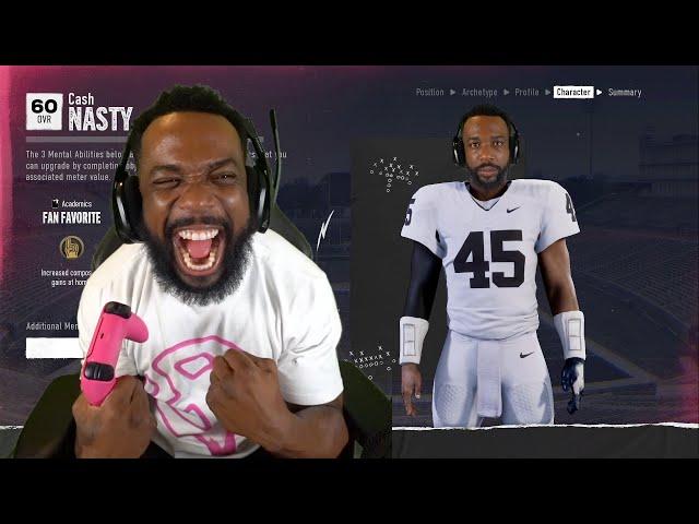 The Creation Of CashNasty! NCAA Football 25 Road To Glory Ep 1