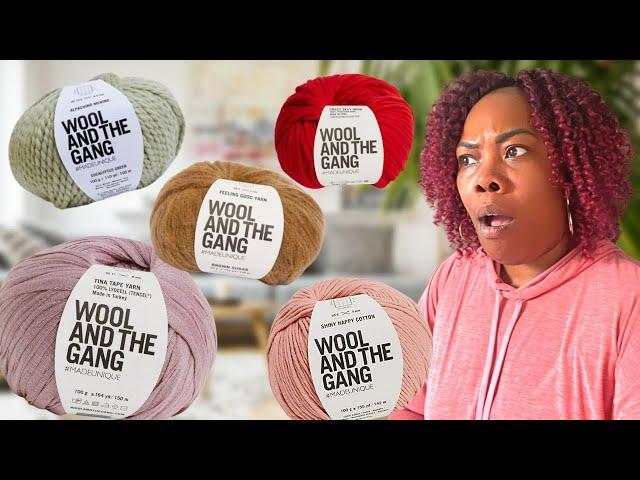 YARN SNOB REVIEWS WOOL AND THE GANG YARNS [Worth the coins? We'll see... ]