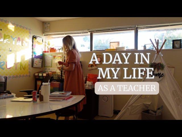 A FULL DAY AS A KINDERGARTEN TEACHER | time stamped, morning & night routines