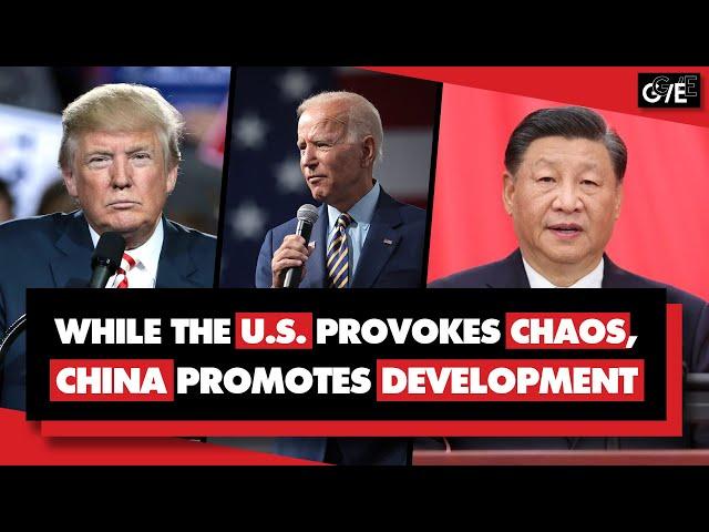 While the US provokes chaos, China promotes economic development