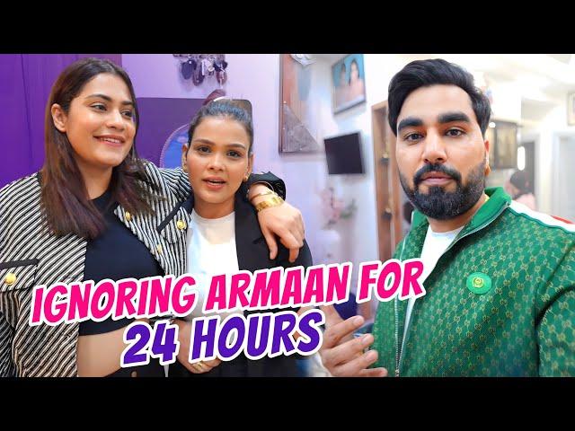 Ignoring Armaan For 24 hours | Family Fitness