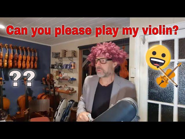 A man walked into the violin shop... Why soloists don't lend out their violins