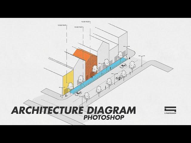 Create Architecture Diagram by Photoshop (Tạo Sơ Đồ Diagram Kiến Trúc)