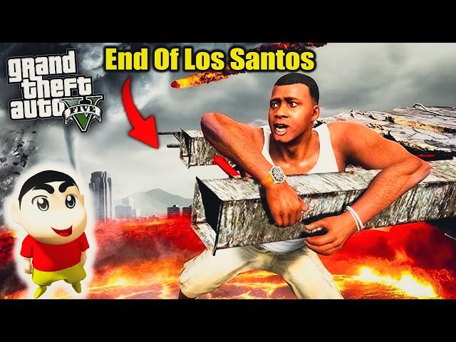 GTA 5: End Of Los Santos City|Shinchan & Franklin Escape