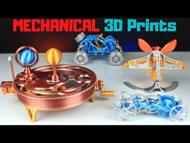 Amazing MECHANICAL 3D Prints | Cool Things to 3D Print