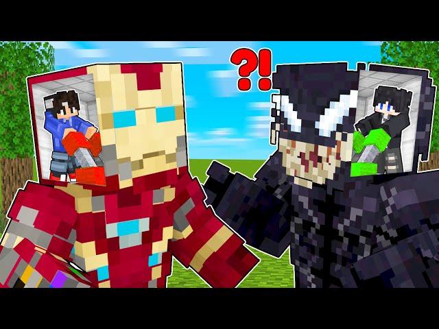 Control SECRET SUPERHERO in Minecraft