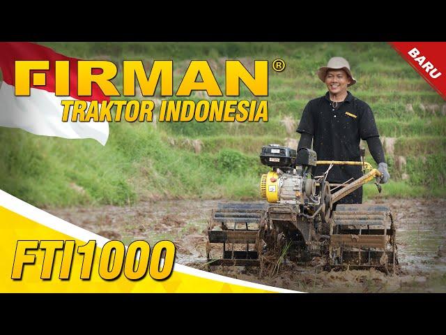 TRAKTOR SAWAH MINI / Hand Traktor Mini FIRMAN FTI1000 | Solusi Petani Indonesia!!