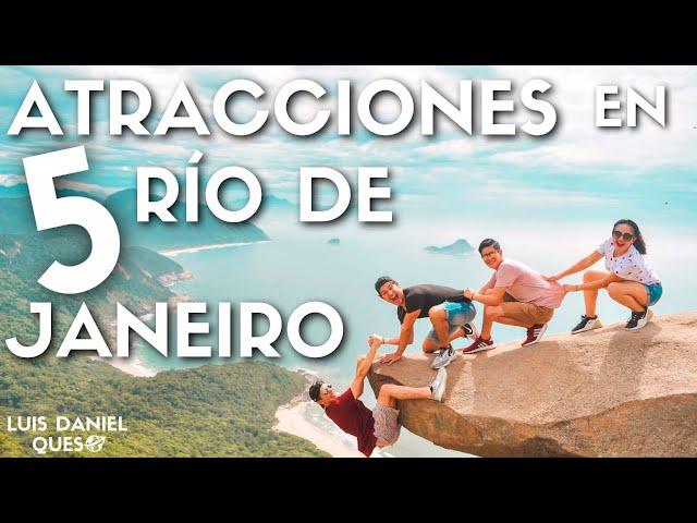 LAS 5 MEJORES COSAS QUE HACER EN #RÍO DE JANEIRO  || Luis Daniel Queso