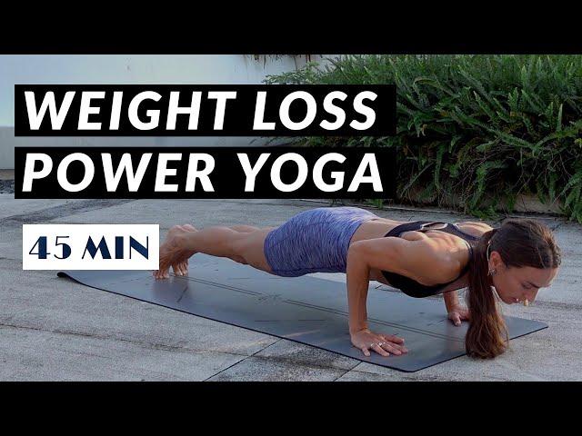 45 MIN WEIGHT LOSS POWER YOGA / Full Body Sweat & Burn