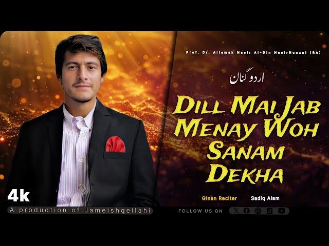 Dill Mai Jab Menay Woh Sanam Dekha || Sadiq Alam || Diwan-i-Nasiri Urdu