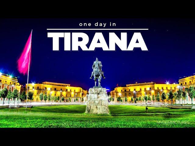 ONE DAY IN TIRANA (ALBANIA)  | 4K 60FPS | A real insider tip & undiscovered pearl of the Balkans