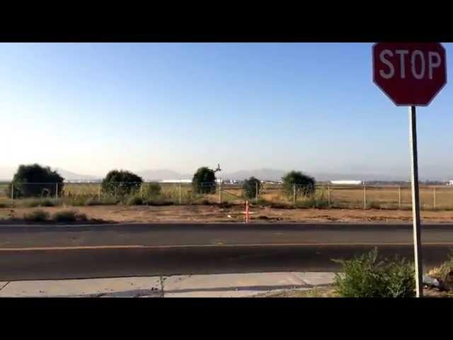 C-130 Hercules landing at March ARB.